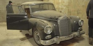Σπάνιο μοντέλο της Mercedes πλύθηκε μετά από 10 ολόκληρα χρόνια.
