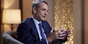 Ο Κυριάκος Μητσοτάκης παραχωρεί συνέντευξη στην Ινδία