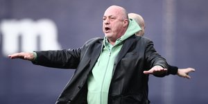 Ο Αχιλλέας Μπέος στο ματς του Βόλου με την Κηφισιά