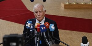 Ο Ζοζέπ Μπορέλ σε ομιλία του