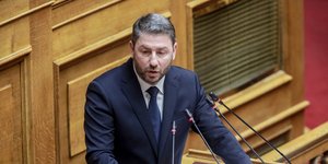 O Nίκος Ανδρουλάκης στη Βουλή για τα Τέμπη