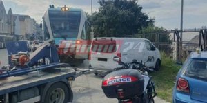 Οδηγός πάρκαρε το όχημά της στις ράγες του τρένου για να... πάει για καφέ, στην Πάτρα