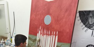 Ο πίνακας φοιτητών του ΑΠΘ για τα θύματα των Τεμπών