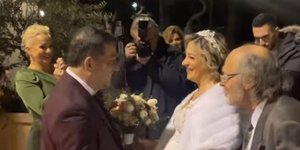 Παντρεύτηκαν Πύρρος Δήμας και Αφροδίτη Σκαφίδα