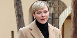 πριγκίπισσα Σαρλίν με τζάκετ Louis Vuitton