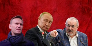 Αλεξέι Ναβάλνι, Βλαντίμιρ Πούτιν και Μπόρις Ναντέζντιν