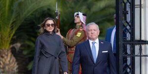 Το βασιλικό ζεύγος της Ιορδανίας