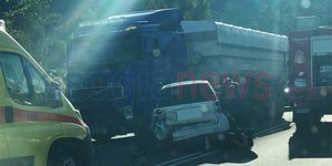 Από το τροχαίο στο Κορωπί