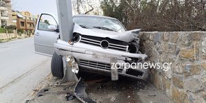 Τροχαίο ατύχημα στα Χανιά