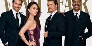 Μπράντλεϊ Κούπερ, Νάταλι Πόρτμαν και Πέντρο Πασκάλ στο εξώφυλλο του Vanity Fair