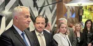 O Μάκης Βορίδης σε κοπή πίτας στη Ξάνθη