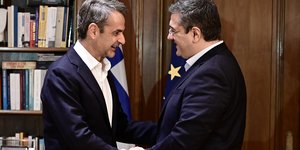 Συνάντηση Μητσοτάκη-Τζιτζικώστα