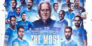 Το γραφικό της Αλ Χιλάλ για το παγκόσμιο ρεκόρ με τις περισσότερες σερί νίκες