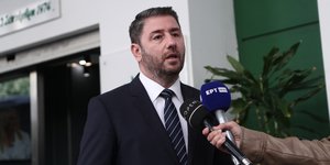 Ο πρόεδρος του ΠΑΣΟΚ Νίκος Ανδρουλάκης