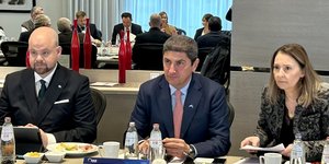 Ο Λευτέρης Αυγενάκης κατά την συνεδρίαση υπουργών Αγροτικής ανάπτυξης στην ΕΕ