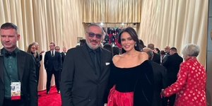 H Σίλια Κριθαριώτη και ο Νίκος Τσάκος στο κόκκινο χαλί