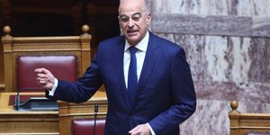 Νίκος Δενδιας στη Βουλή