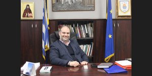 Ο Δήμαρχος Νάουσας Νίκος Κουτσογιάννης