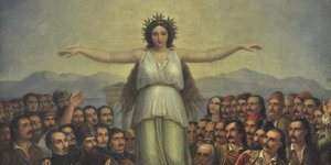 Η Ελλάς ευγνωμονούσα, 1858 Βρυζάκης Θεόδωρος 