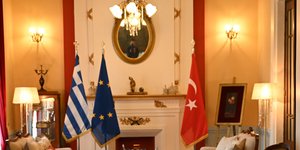 Σημαίες Ελλάδας και Τουρκίας