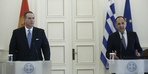 Από τη συνάντηση του Γιώργου Γεραπετρίτη με τον Μαυροβούνιο ομόλογό του