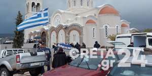 H κηδεία του 33χρονου Μανώλη