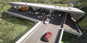 To νέο τούνελ στην Αλβανία 