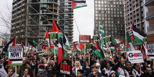 Λονδίνο-διαδήλωση-Γάζα