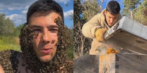 Ο viral μελισσοκόμος βρέθηκε καλεσμένος του Γρηγόρη Αρναούτογλου