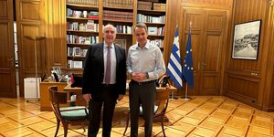 Συνάντηση Μητσοτάκη-Μεϊμαράκη 