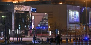 Φωτιά σε κτίριο στη Μόσχα από τρομοκρατική επίθεση