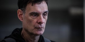 Ο προπονητής του μπασκετικού Ολυμπιακού, Γιώργος Μπαρτζώκας