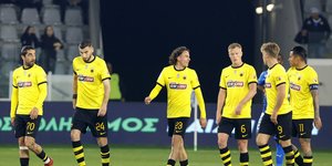 Οι παίκτες της ΑΕΚ