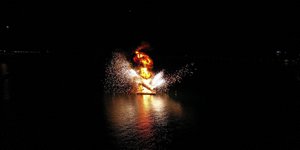 Η καύση του βασιλιά καρνάβαλου στο Πατρινό Καρναβάλι 2024