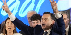 Ο Λουίς Μοντενέγκρο, ηγέτης της κεντροδεξιάς «Δημοκρατικής Συμμαχίας» της Πορτογαλίας