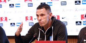 Ο Γκουστάβο Πογιέτ σε συνέντευξη Τύπου