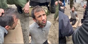 Στιγμιότυπα από την φερόμενη ανάκριση υπόπτου για το μακελειό στη Μόσχα 