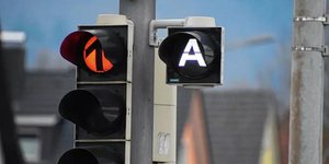 To παράξενο φανάρι με το γράμμα Α