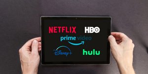 Τα λογότυπα των Netflix, HBO, Prime Video, Disney+ και Hulu / Φωτογραφία: Shutterstock