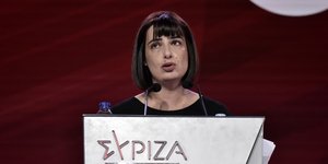 Η γραμματέας της Κεντρικής Επιτροπής του ΣΥΡΙΖΑ Ράνια Σβίγκου