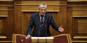 Ο Μιχάλης Ταμήλος στη Βουλή