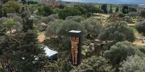 Αποκαλυπτήρια του αγάλματος του Τελαμώνα στη Σικελία