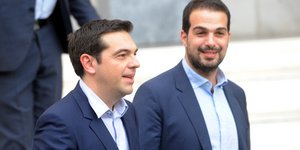 Αλέξης Τσίπρας και Γαβριήλ Σακελλαρίδης