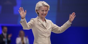 Η πρόεδρος της Κομισιόν, Ούρσουλα φον ντερ Λάιεν