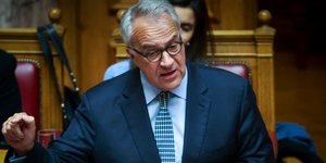 Ο Μάκης Βορίδης στη Βουλή