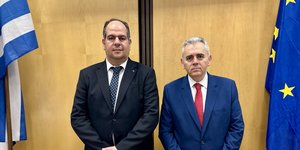 Συνάντηση του Μ. Χαρακόπουλου με τον πρέσβη της Παλαιστίνης