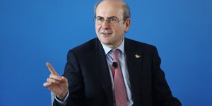 Ο Κωστής Χατζηδάκης στη Διοικούσα Επιτροπή Εκλογικής Περιφέρειας Αχαΐας της ΝΔ. 