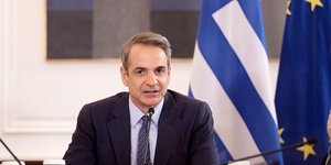 Ο πρωθυπουργός Κυριάκος Μητσοτάκης στο υπουργικό συμβούλιο