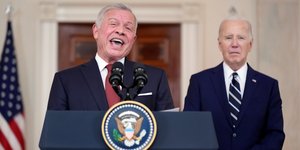 Ο Βασιλιάς Αμπντάλα της Ιορδανίας και ο Τζο Μπάιντεν 