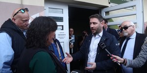 Νίκος Ανδρουλάκης σε ειδικό σχολείο στην Πυλαία